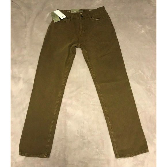 Goodfellow & Co. Athletic Fit Jeans, Dark Khaki, 30x30 NWT - Picture 1 of 3